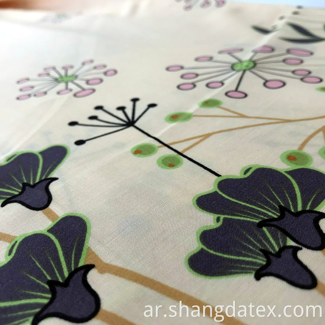 colorful ground screen print fabric 